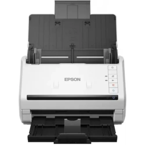 Сканер протяжный Epson WorkForce DS-530II (B11B261401/502) A4 белый/черный