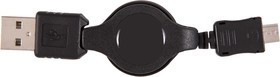 PL1310, Кабель-рулетка USB2.0 A - Mini USB B, 0.8м