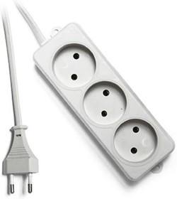 2006299, Удлинитель Гарнизон 3 розетки допустимый ток 6А, длина 3м.
