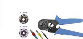 12-3205 (HT-866), Кримпер для обжима штыревых клемм 0.08-6мм
