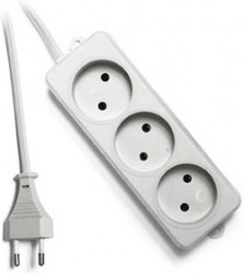 2006300, Удлинитель Гарнизон 3 розетки допустимый ток 6А, длина 5м.
