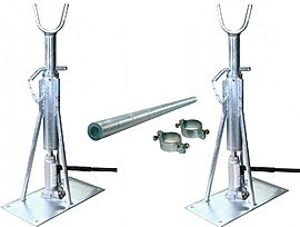 KM-107014KIT-1500, Katimex 107014KIT-комплект для подъёма кабельных барабанов 100 - 1600мм, с осью 1500мм/3000кг