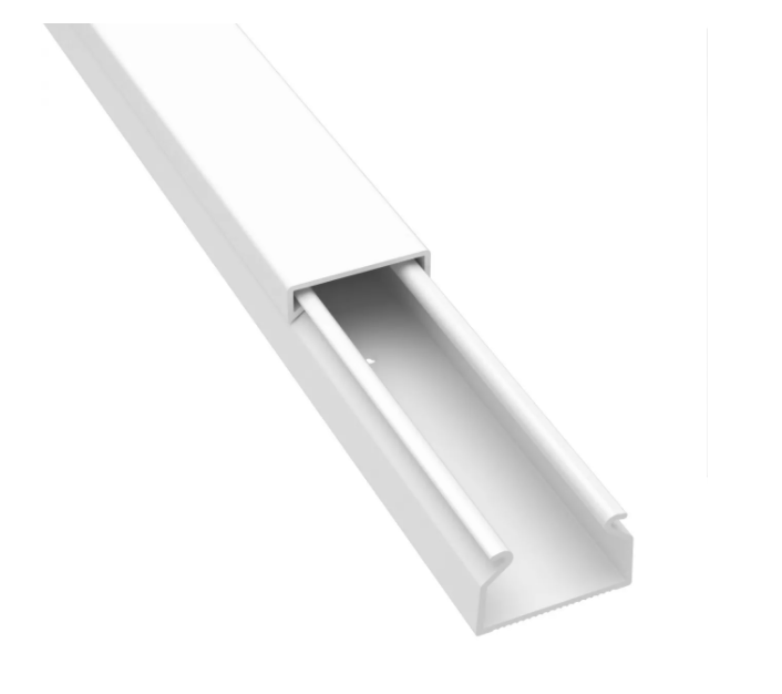 Кабель-канал 25х17 L2000 пластик TMC бел. (розн. уп.6шт) DKC 00304R