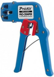 8PK-376FN Pro'sKit Клещи для обжима витой пары профессиональные (8P/6P/4P, 166мм)