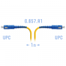 Патчкорд оптический SC/UPC SM G.657.A1 1 метр, 2мм