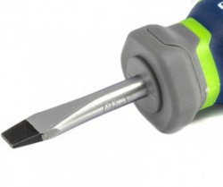 12260, Отвертка SL6 х 38 мм, CrV, 4-х компонентная рукоятка