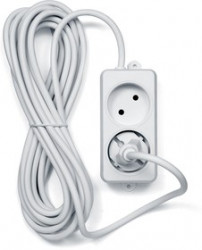 2008684, Удлинитель Гарнизон 2 розетки, допустимый ток 10А, длина 3 метра.