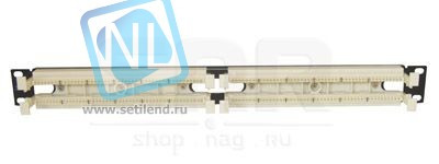 Кросс-панель тип 110 до 100 пар, в 19" конструктив