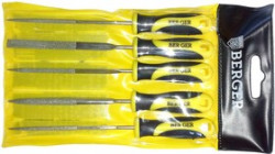 Набор надфилей BERGER BG1148 с алмазным напылением 5предметов