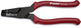 8PK-CT005 Pro'sKit Клещи для обжима неизолированных клемм в комплекте с клеммами (150 шт.)