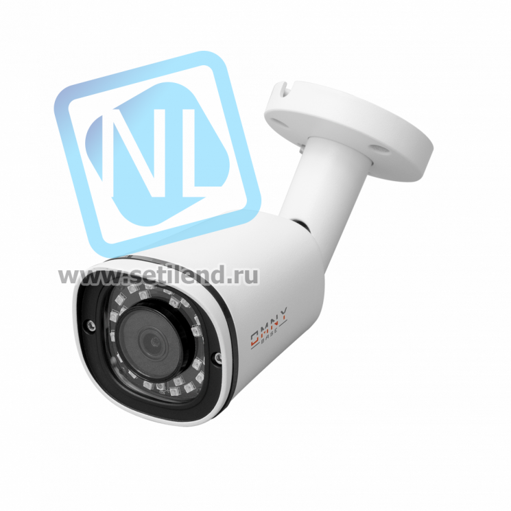 IP camera OMNY BASE miniBullet5E-WDU 28, буллет, 5Мп (2592x1944), 30к/с, 2.8мм фиксированный, EasyMic, 12В DC, 802.3af, ИК до 30м, WDR 120dB, USB2.0