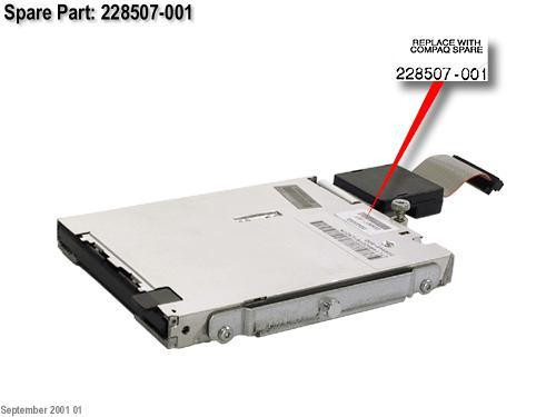 Привод HP 399311-001 1.44MB floppy disk drive 12.7mm (0.5in) height DL380G2/G3/G4-399311-001(NEW)