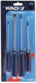 Набор отверток 202089-1 KROFT , 4 шт