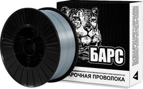 Проволока БАРС AlMg5 ф 1.6мм 6кг Ф1.6мм 6кг, алюминиевая, катушка Ф200мм