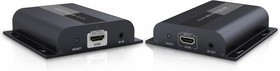 LKV383, Удлинитель HDMI по витой паре CAT6 поверх протокола IP до 120 м с ИК Lenkeng LKV383