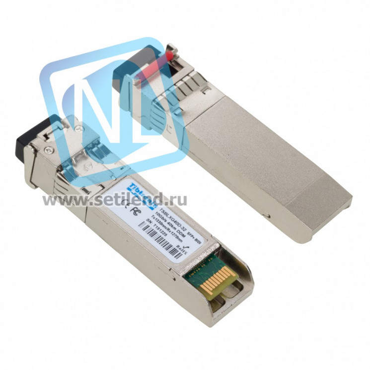 Модуль SFP+ WDM, дальность до 40км (16dB), 1330нм (NTL)