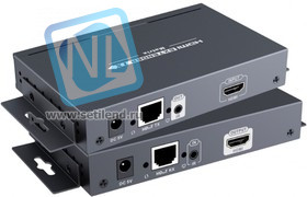 LKV383Matrix, Удлинитель HDMI по витой паре CAT6 поверх протокола IP до 120 м с функцией матричного коммутатора Le