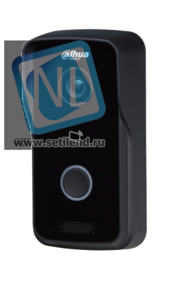 IP вызывная панель Dahua DHI-VTO2111D-WP 1Мп 120 град обзор, Wi Fi, ночной режим, поддержка mifare карт, накладной монтаж, PoE 802.3af/12V, пластик