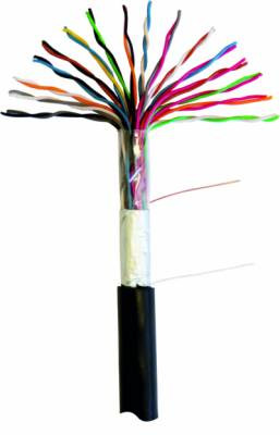 Кабель NETLAN F/UTP 16 пар, Кат.5 (Класс D), 100МГц, одножильный, BC (чистая медь), внешний, PE до -40C, черный, 305м