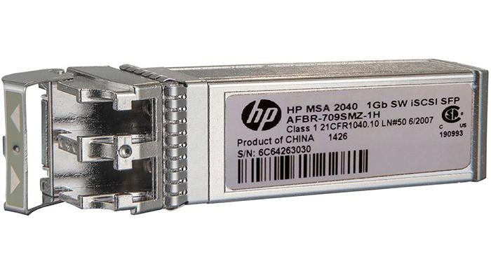Трансивер HP 738369-001 MSA 1040 1GbE iSCSI SFF pluggable SFP-738369-001(NEW)