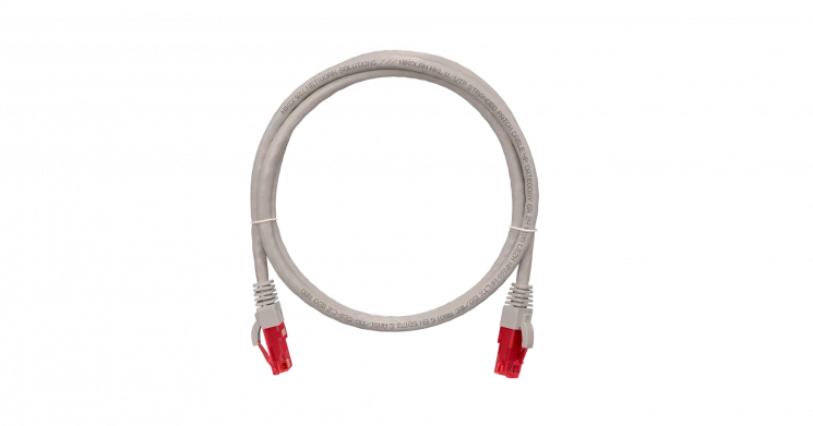Коммутационный шнур категории 6A SLIM LINE, U/UTP, LSZH, T568B, белый, 5 м