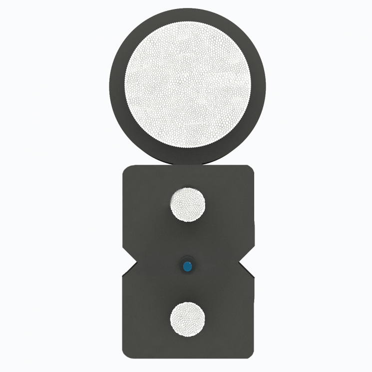 Кабель оптический SM1 FTTx, 1 волокно, для наружной и внутренней укладки, с дополнительным несущим элементом, усиленный (FRP 1.8 мм) бухта 1км