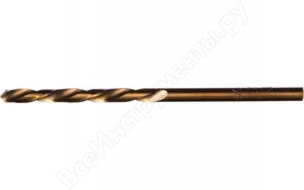 Сверло по металлу левого вращения 3,0 мм, М35, рабоч длина 33мм (Дело техники) 212030