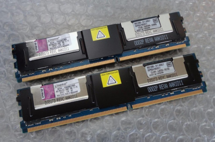 Модуль памяти Kingston KTH-XW667/8G 8GB(2x4Gb) DDR-II PC2-5300 667MHz FBD FBDIMM Kit-KTH-XW667/8G(NEW)
