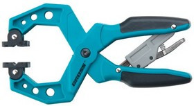 Струбцина клещеобразная GROSS 20803 2-1/4"/58 мм пластиковый корпус,храповый механизм жесткой фикс