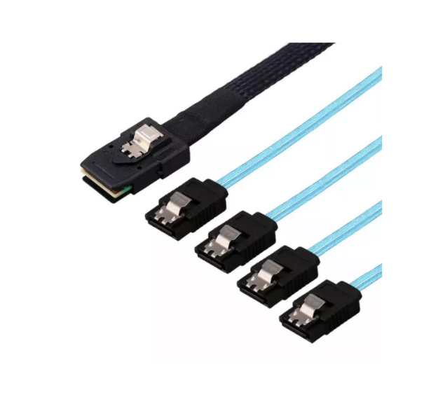 Кабель mSAS-4SATA, 50см, внутренний