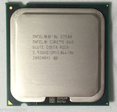 Процессор Intel AT80571PH0773ML Core2 Duo E7500 (3M Cache, 2.93 GHz, 1066 MHz FSB)-AT80571PH0773ML(NEW)