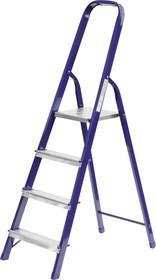 38803-04, Лестница-стремянка СИБИН стальная, 4 ступени, 82 см