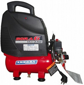 Компрессор AURORA BORA-6 поршневой безмасляный, 1100 Вт, 161л/мин, бар
