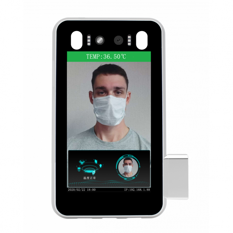 Терминал биометрический OMNY BASE FRT2, 2Мп (1920x1080) 30к/с,4.5mm F1.2, c распознаванием лиц, измерением температуры тела, поддержка Wiegand 26/34