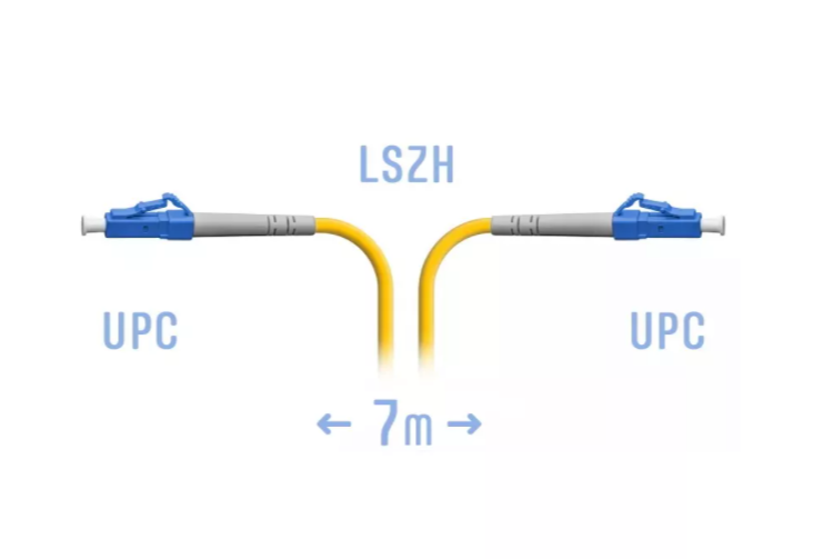 Патчкорд оптический LC/UPC SM 7 метров
