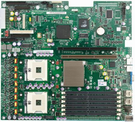 Материнская плата Intel SE7320VP2D2 iE7320 Dual s604 6DDRII 2SATA U100 2xGbLAN SVGA E-ATX 1U 800Mhz-SE7320VP2D2(NEW)