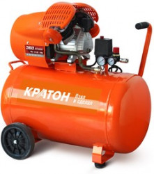 Компрессор КРАТОН AC-360-100-DDV поршневой масляный, 2200 Вт, 360л/мин, 8бар