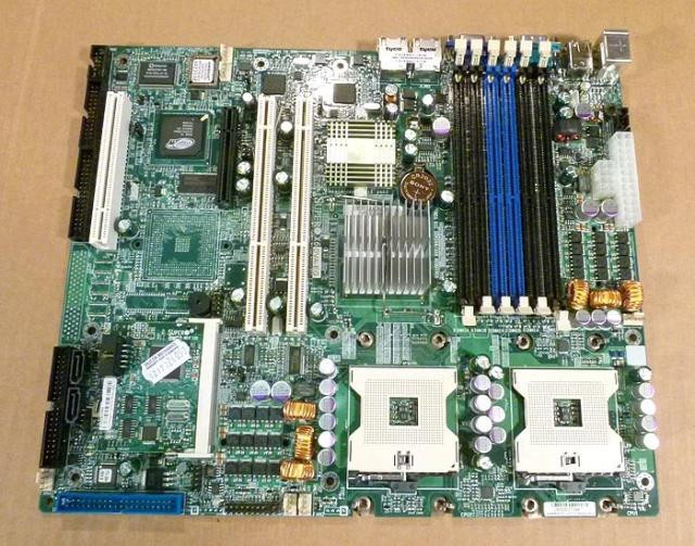 Материнская плата SuperMicro X6DVA-EG iE7320 Dual s604 6DualDDR 2SATA U100 PCI-E8x 2PCI-X PCI SVGA 2xGbLAN ATX 800Mhz-X6DVA-EG(NEW)