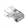 Коннектор RJ-45 (8p8c) cat.5е со сквозным отверстием EZNetko plug (8p8c) cat.5е неэкранированный