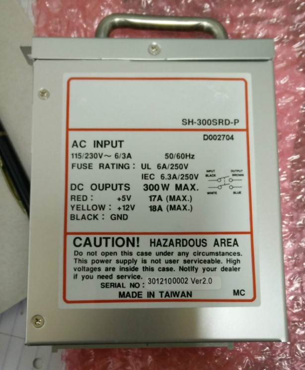 Блок питания SH SH-300SRD-P 300W SH3202P Redundant Server Power Supply-SH-300SRD-P(NEW)