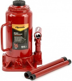 50327, Домкрат гидравлический бутылочный, 16 т, h подъема 220-420 мм