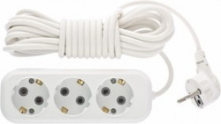 95966, Удлинитель бытовой тип УХз-10-303, с заземлением, 3м, 3 розетки, 10A