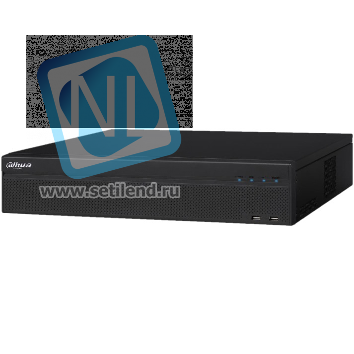 IP Видеорегистратор Dahua DHI-NVR4816-4KS2, 16-канальный, до 8 Мп, до 8 HDD, трев. вх. вых. 16/4.