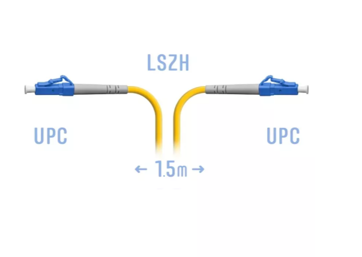 Патчкорд оптический LC/UPC SM 1.5 метра