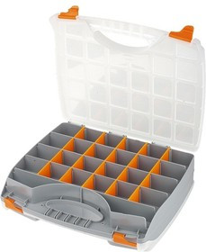 90709, Органайзер двухсторонний 325 х 280 х 85 мм, пластик, Россия