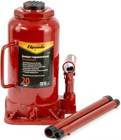 50328, Домкрат гидравлический бутылочный, 20 т, h подъема 250-470 мм