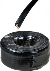 ШТЛП-8 CU ЧЕРНЫЙ БУХТА 100М, ШТЛП-8, телеф. кабель 8 жилы, Cu ,черный, бухта 100м