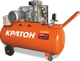 Компрессор КРАТОН AC-530-200-BDH поршневой масляный, 3000 Вт, 530л/мин, бар