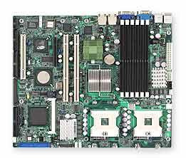 Материнская плата SuperMicro X6DVA-4G2 iE7320 Dual s604 6DualDDRII 2SATA U100 PCI-E8x 2PCI-X PCI SVGA 2xGbLAN UW320SCSI ATX 800Mhz-X6DVA-4G2(NEW)