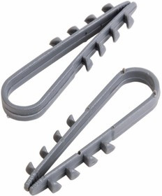 07-4501-3, Дюбель-хомут нейлоновый 5-10 мм, серый (упак. 100 шт)